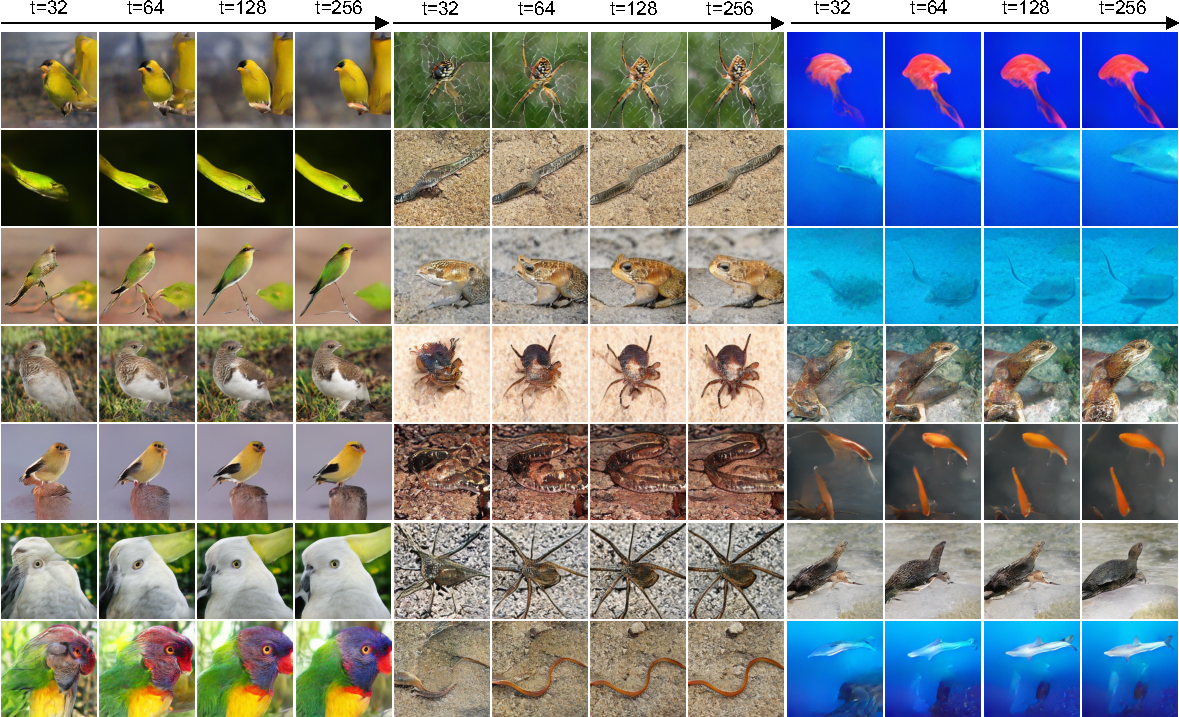 Autoregressive image generation across token budgets